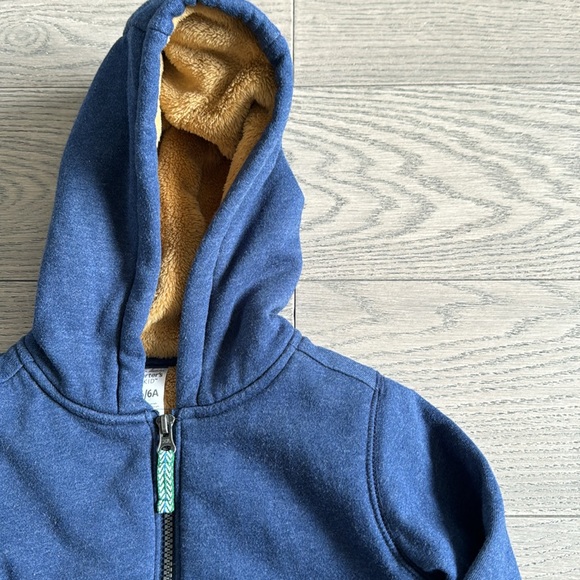 Carter’s KID Boys Fleece Hoodie Size 6/6A - Picture 2 of 7
